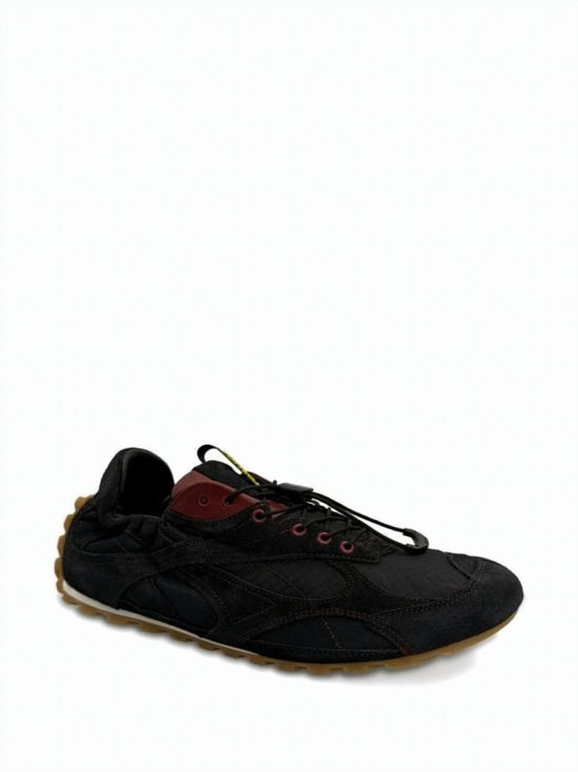 靴 BOTTEGAVENETA Bottega Veneta Low-Profile Calf Leather And Polyester Sneakers