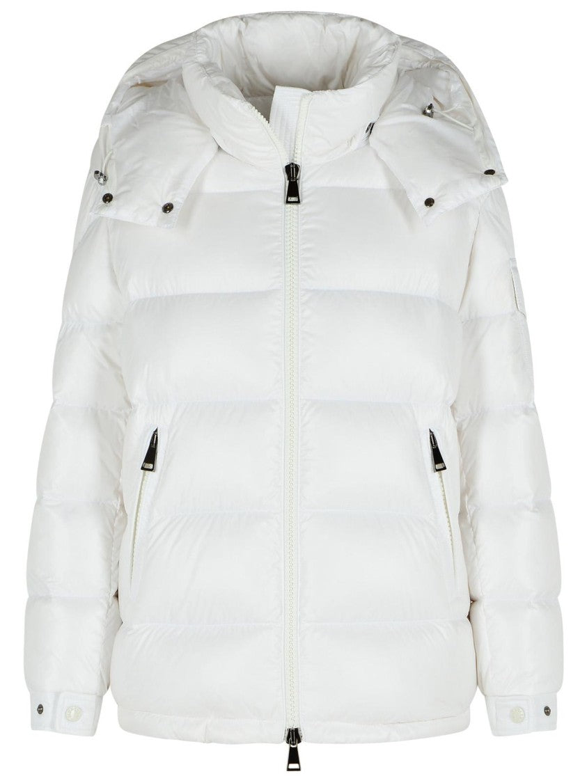 Moncler 'Maire' White Polyamide Down Jacket