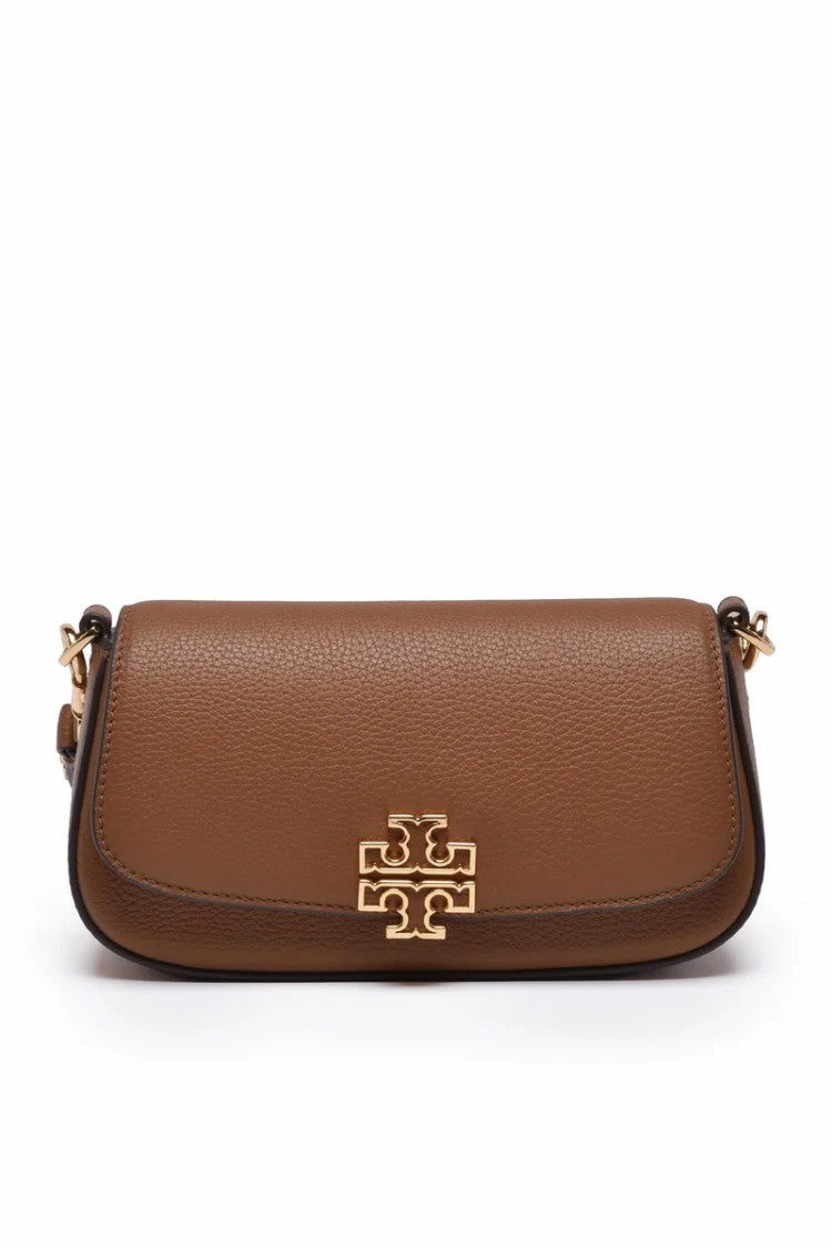 Tory Burch Britten Convertible Shoulder Bag Brown