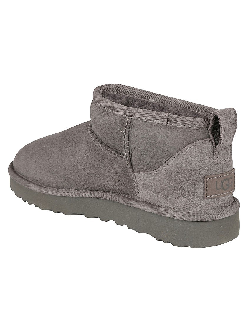 Ugg Suede Ankle Boots With Textured Grip Sole