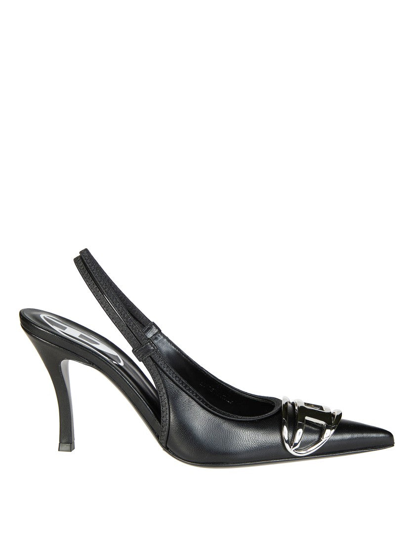 Diesel Black D-Venus Sb Pointed Pumps