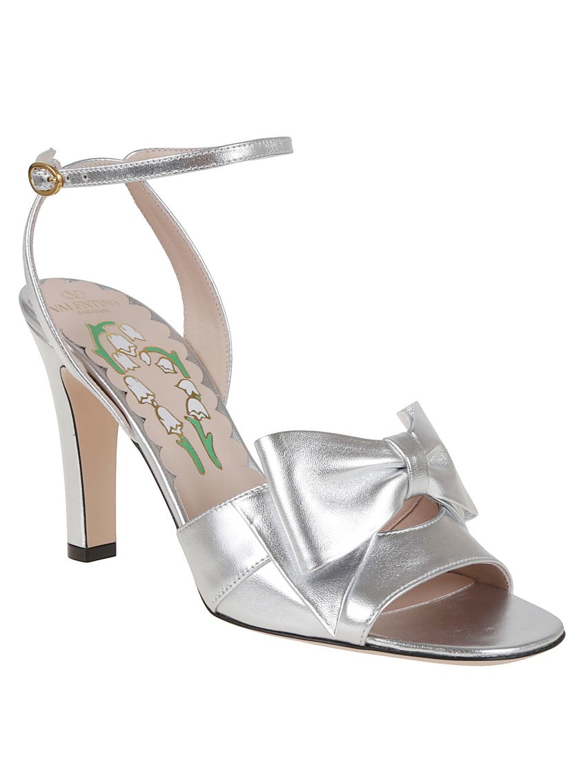 Valentino Garavani Bowow Kid Leather Sandal