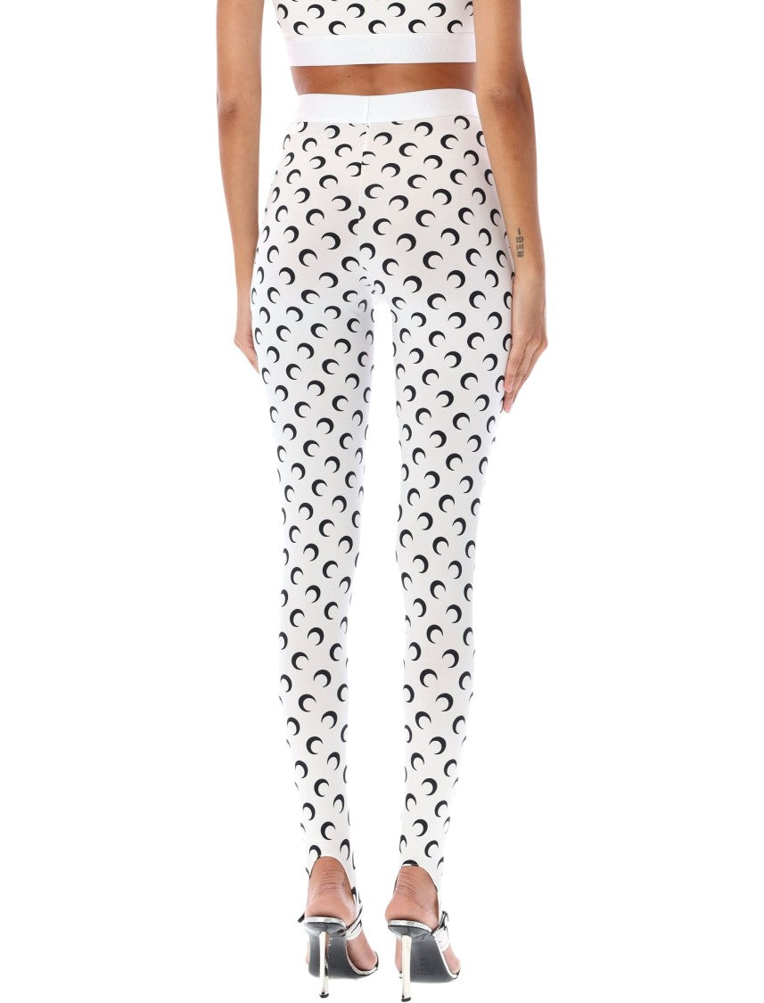 Marine Serre All-Over Moon Print Leggings
