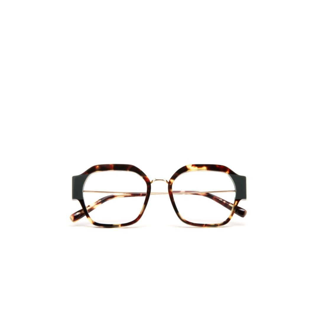 Kaleos Mclaughlin Geometric Tortoiseshell Sunglasses With Metallic Accents