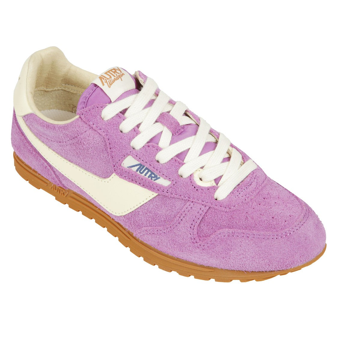 Autry Leather And Suede Sneakers With Logo
