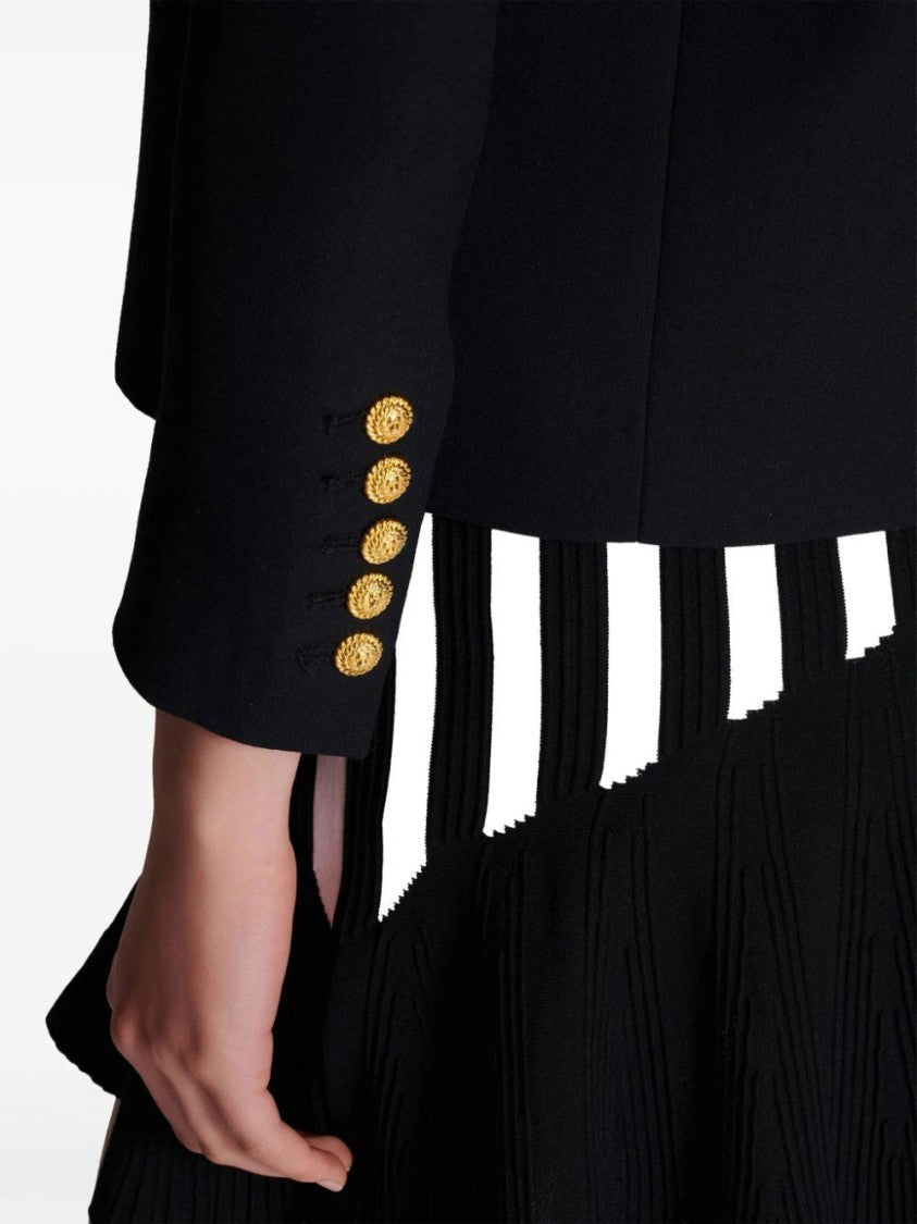 Balmain Double-Breasted Wool Blazer