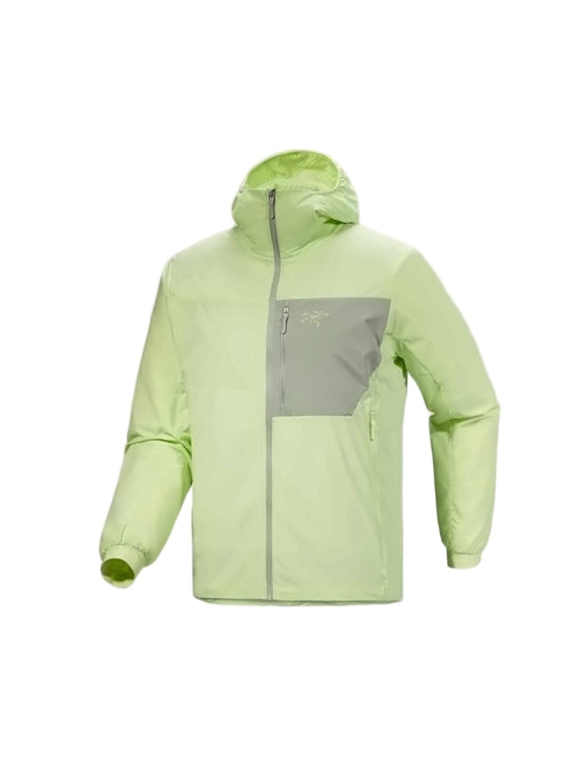 Arc'teryx Light Green Casual Jacket With Contrasting Grey Chest Pocket