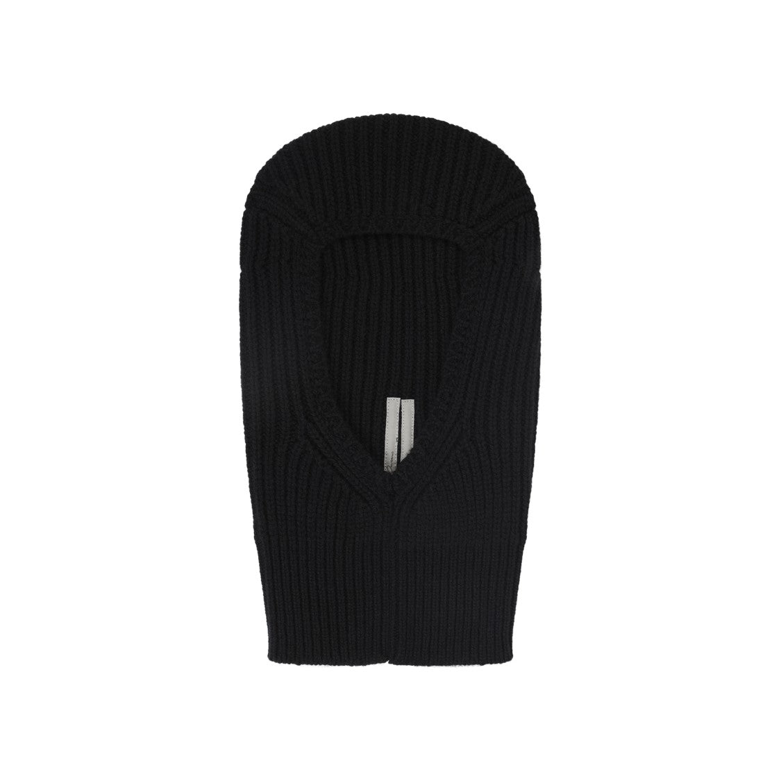 Rick Owens Ribbed Knit Accessory With Deep V-Shaped Opening
