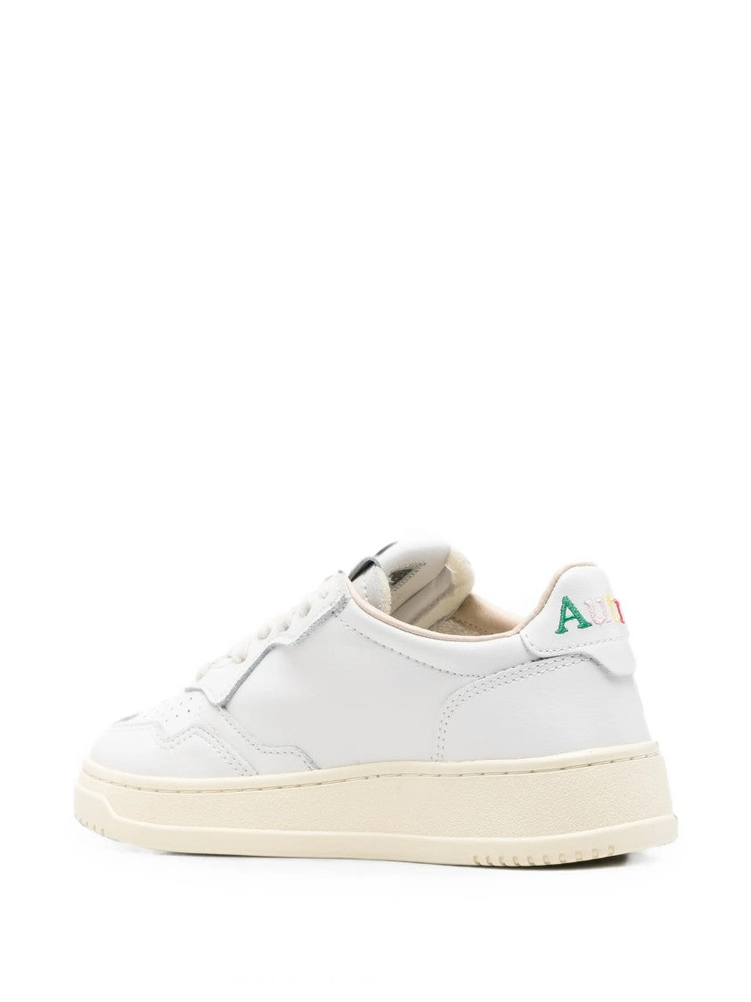 Autry Medalist Low Perforated Leather Sneakers