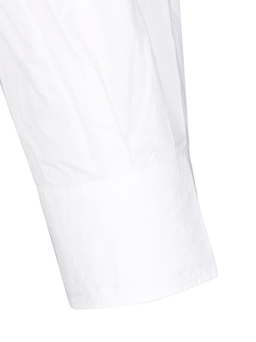 Aspesi Tailored White Shirt With Button-Down Front