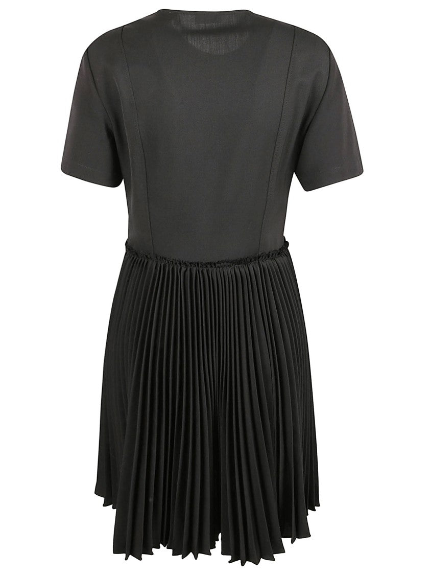 Burberry Mini Dress With Buckled Leather Straps
