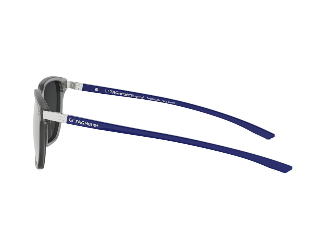 Tag Heuer Translucent Grey Th40065i Acetate Square Sunglasses