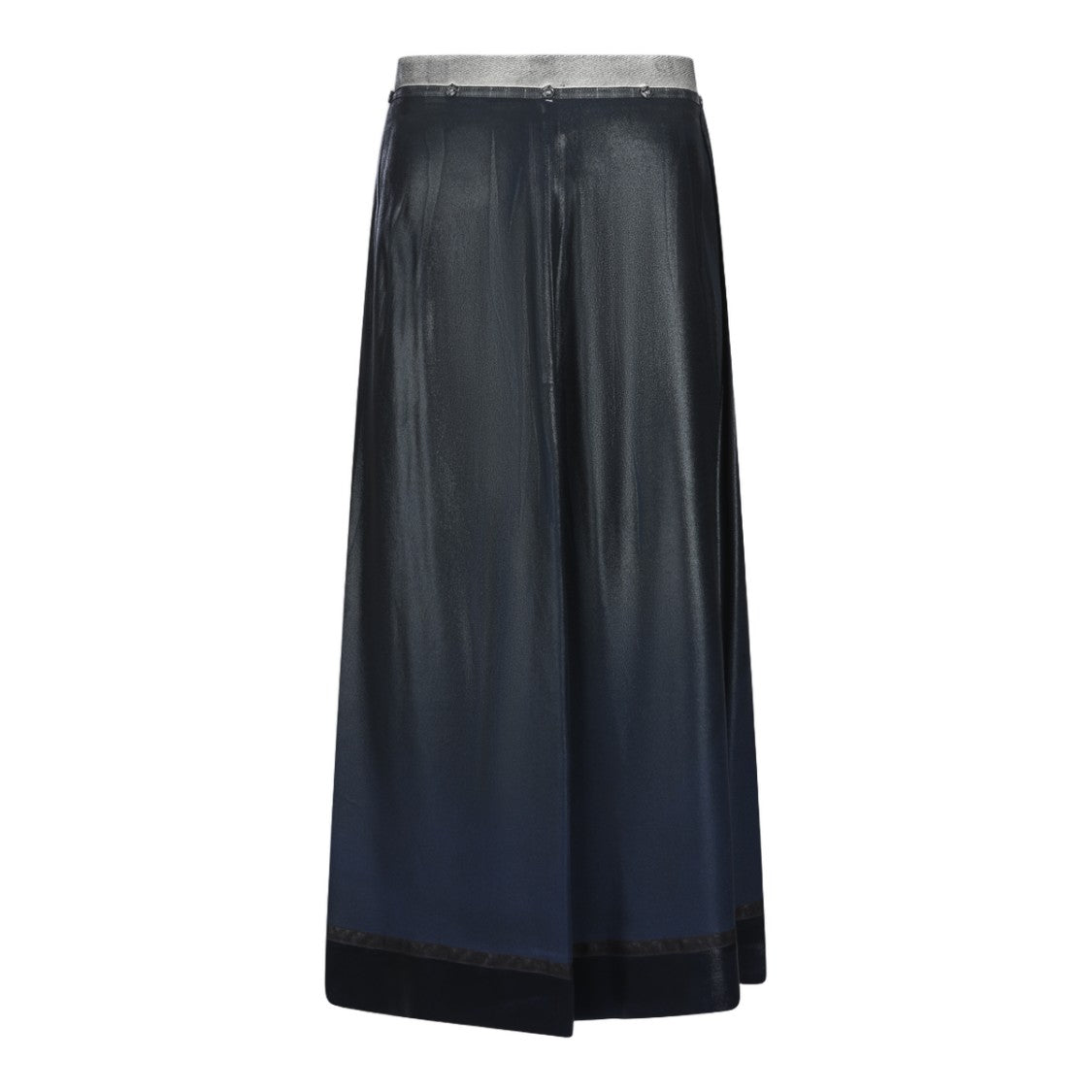 Maison Margiela Flowing Dark Blue Skirt