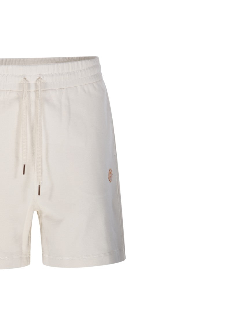 Moncler Genius X Donald Glover Relaxed Fit Cotton Shorts With Logo Detail