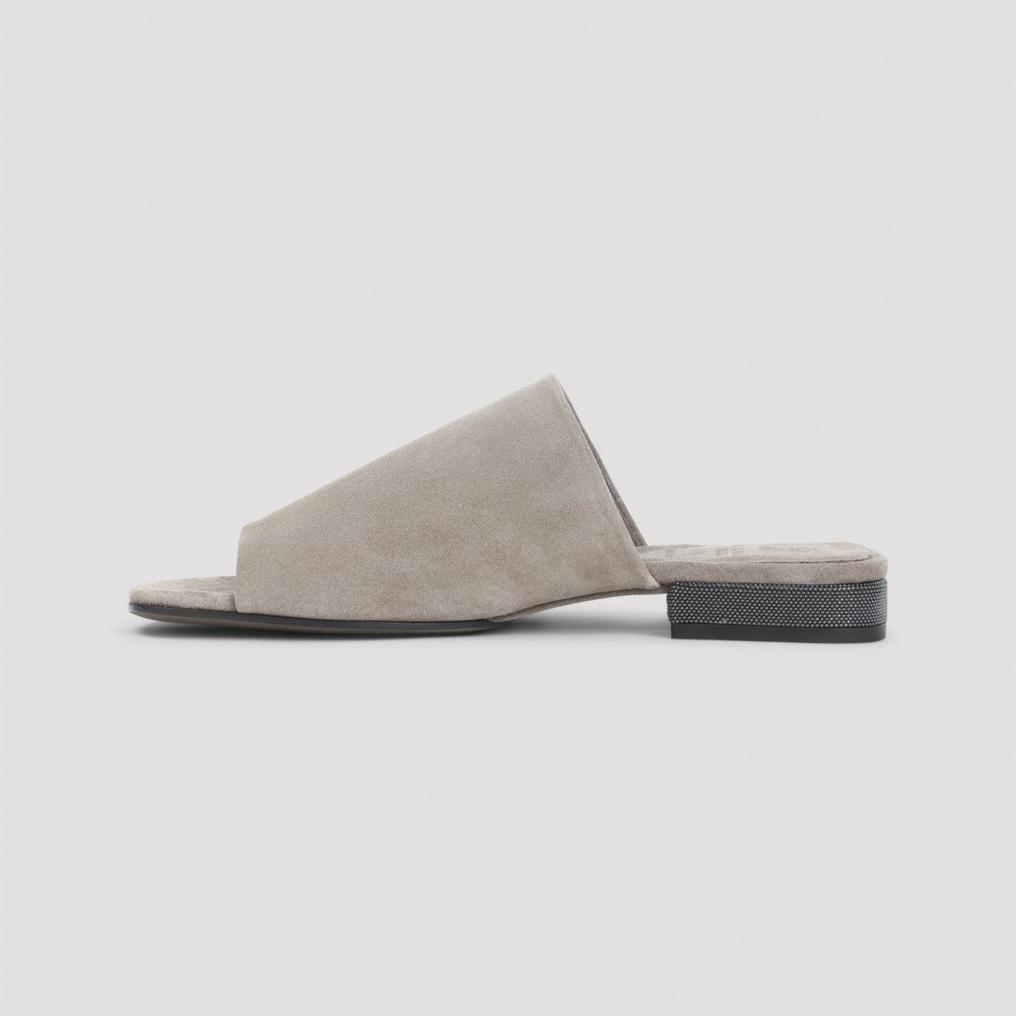 Brunello Cucinelli Open-Toe Suede Sandals