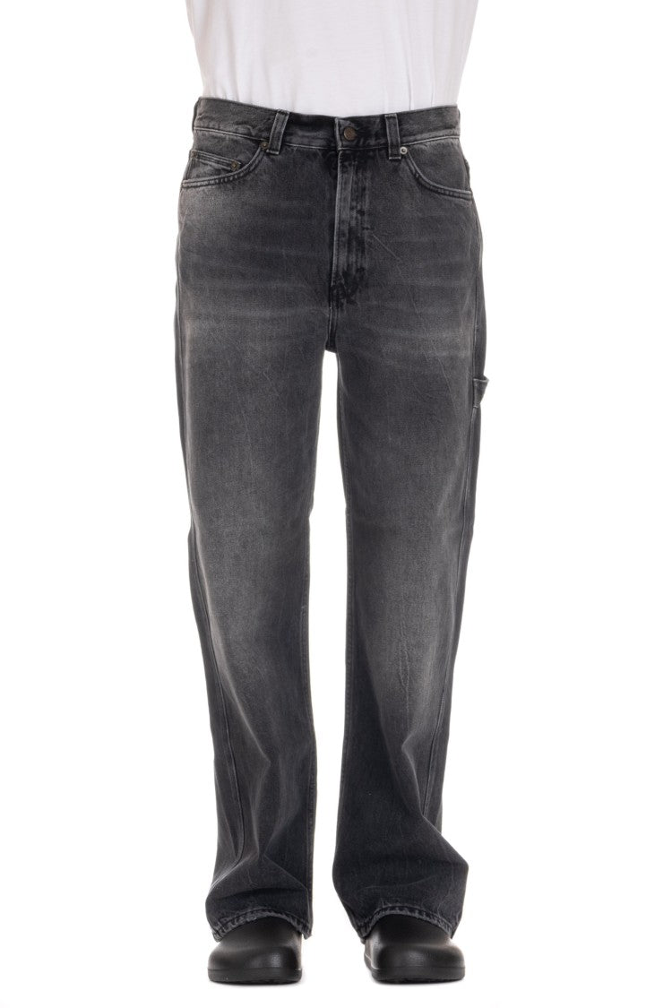 Haikure Winona Spider Black Carpenter Loose Fit Jeans