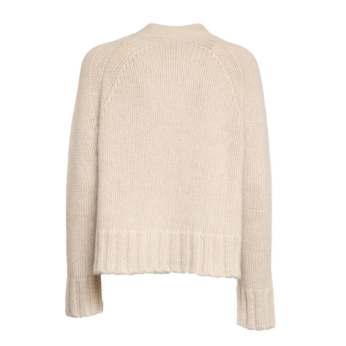 Allude V-Neck Cardigan With Button Closure And Front Pockets