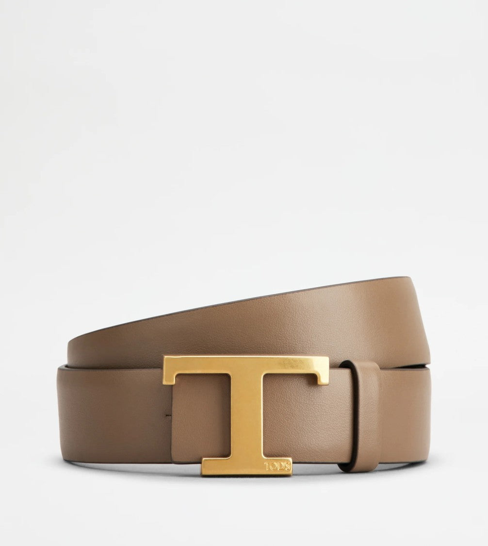 Tod's T Timeless Reversible Leather Belt