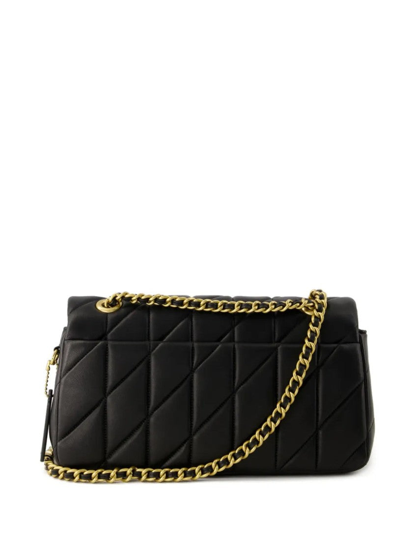 Coach Quilted Black Shoulder Bag