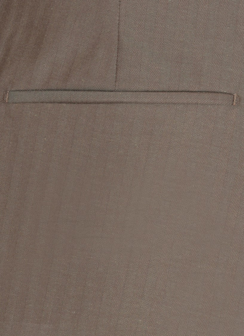 Pt Torino Sage Green Cotton And Silk Trousers