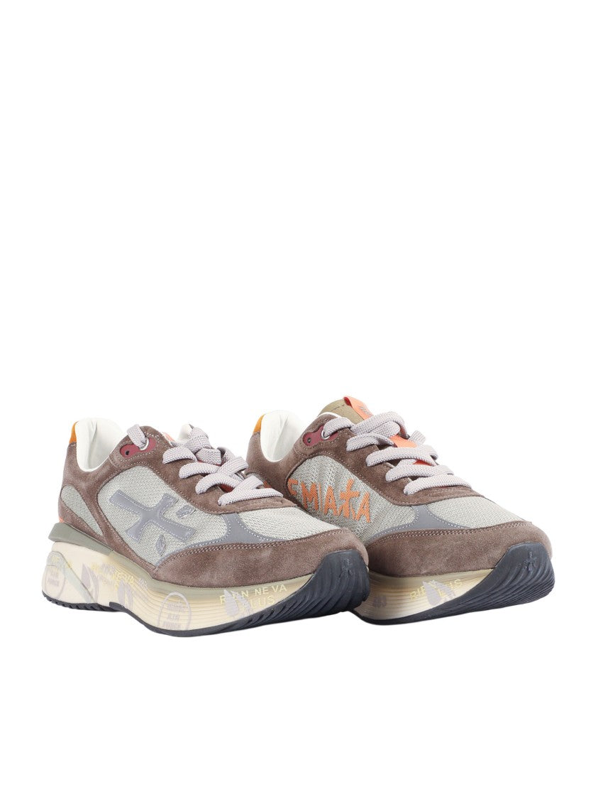 Premiata Moerun Light Brown Layered Sneakers