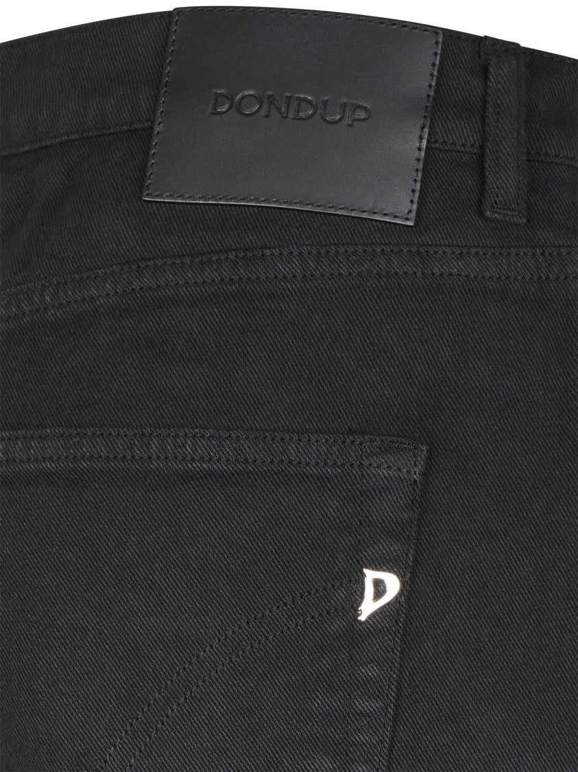 Dondup Wide Leg Trousers With Classic Five-Pocket Design