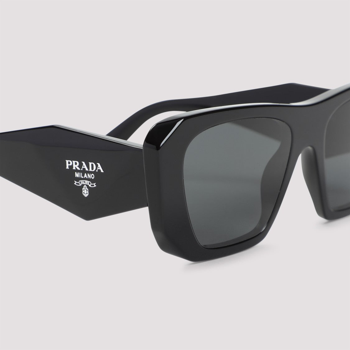 Prada Bold Oversized Square Frame Acetate Sunglasses