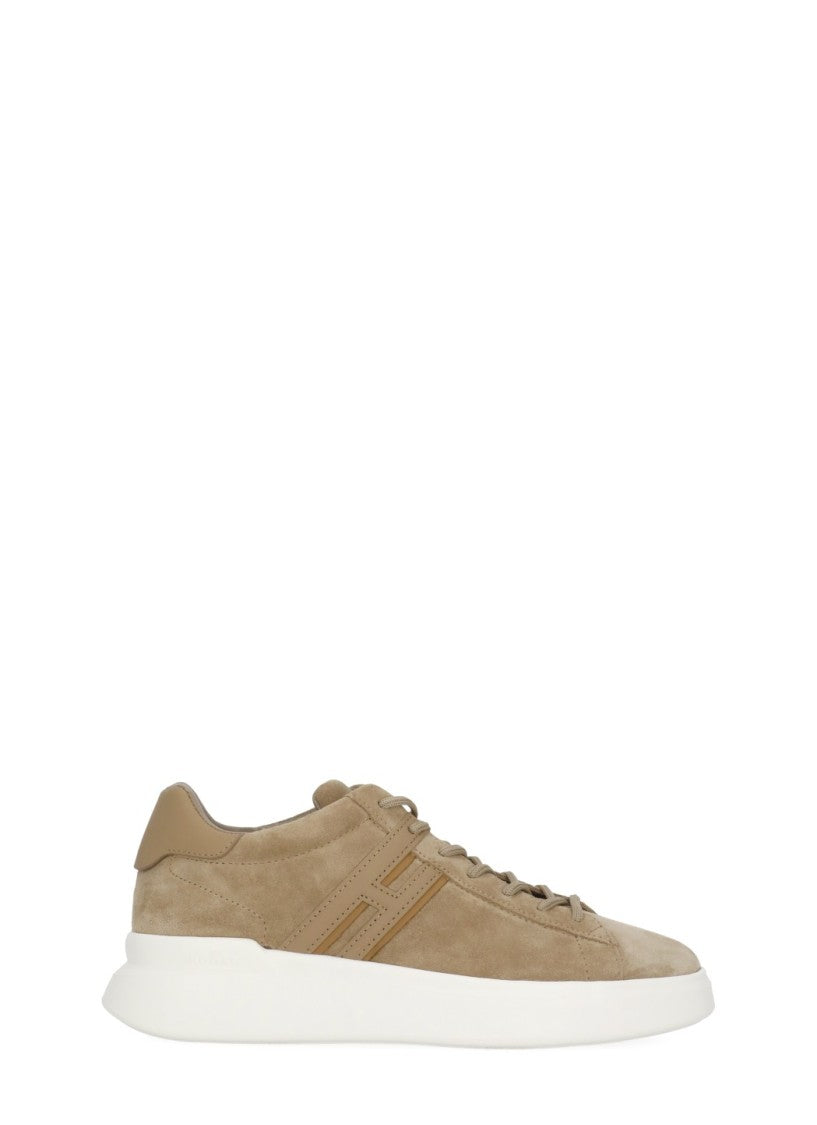 Hogan Brown H580 Suede Sneakers