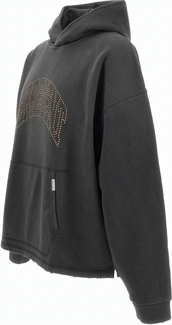 Represent Relaxed Fit Hoodie With Subtle Studded Design