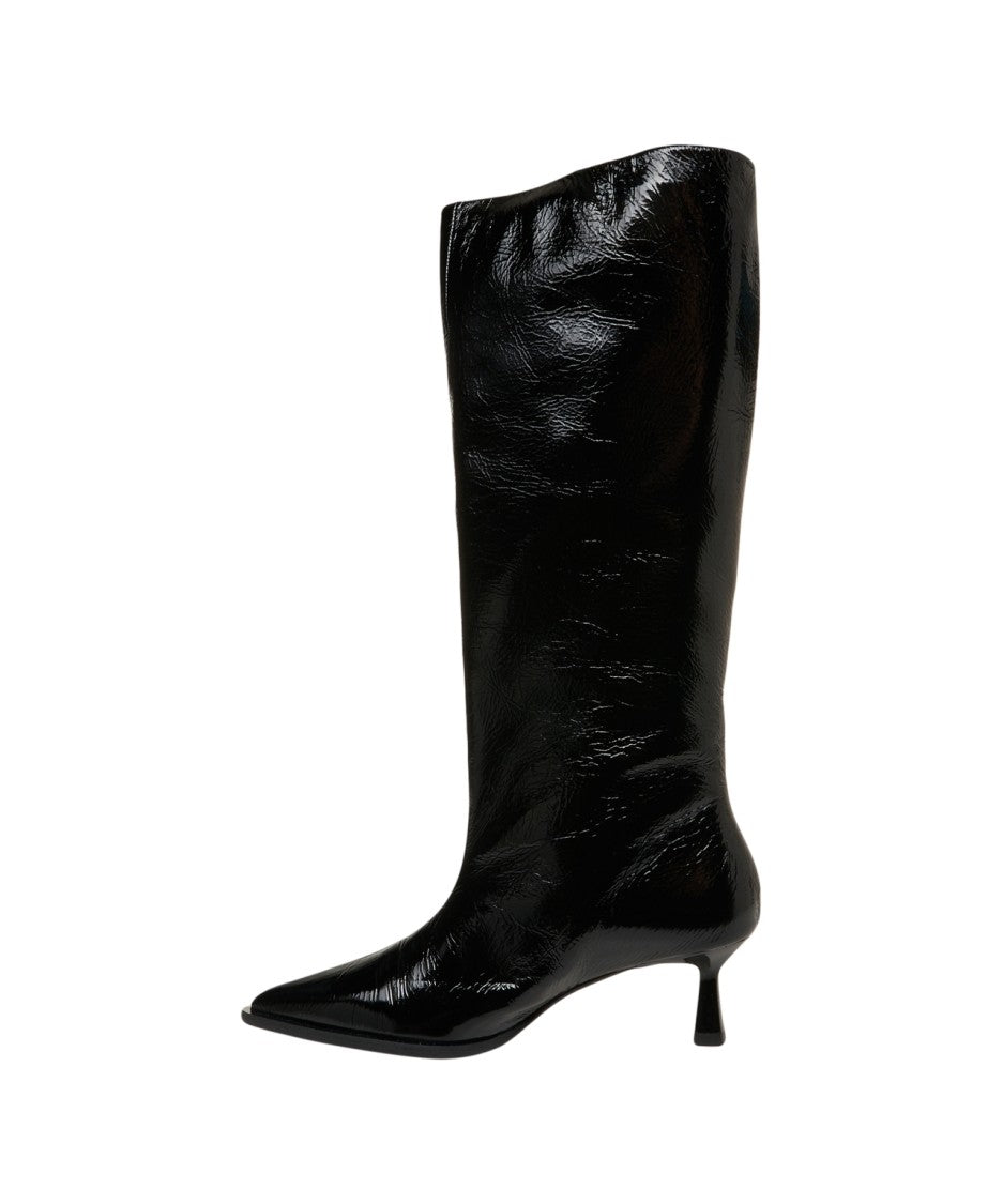 Billi Bi Smooth Leather Knee-High Ankle Boots