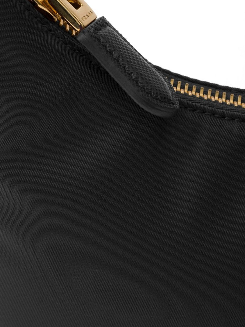 Prada Black Rectangular Recycled Polyamide Shoulder Bag