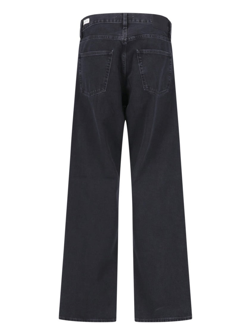Sunflower Black Loose Denim Wide-Leg Jeans