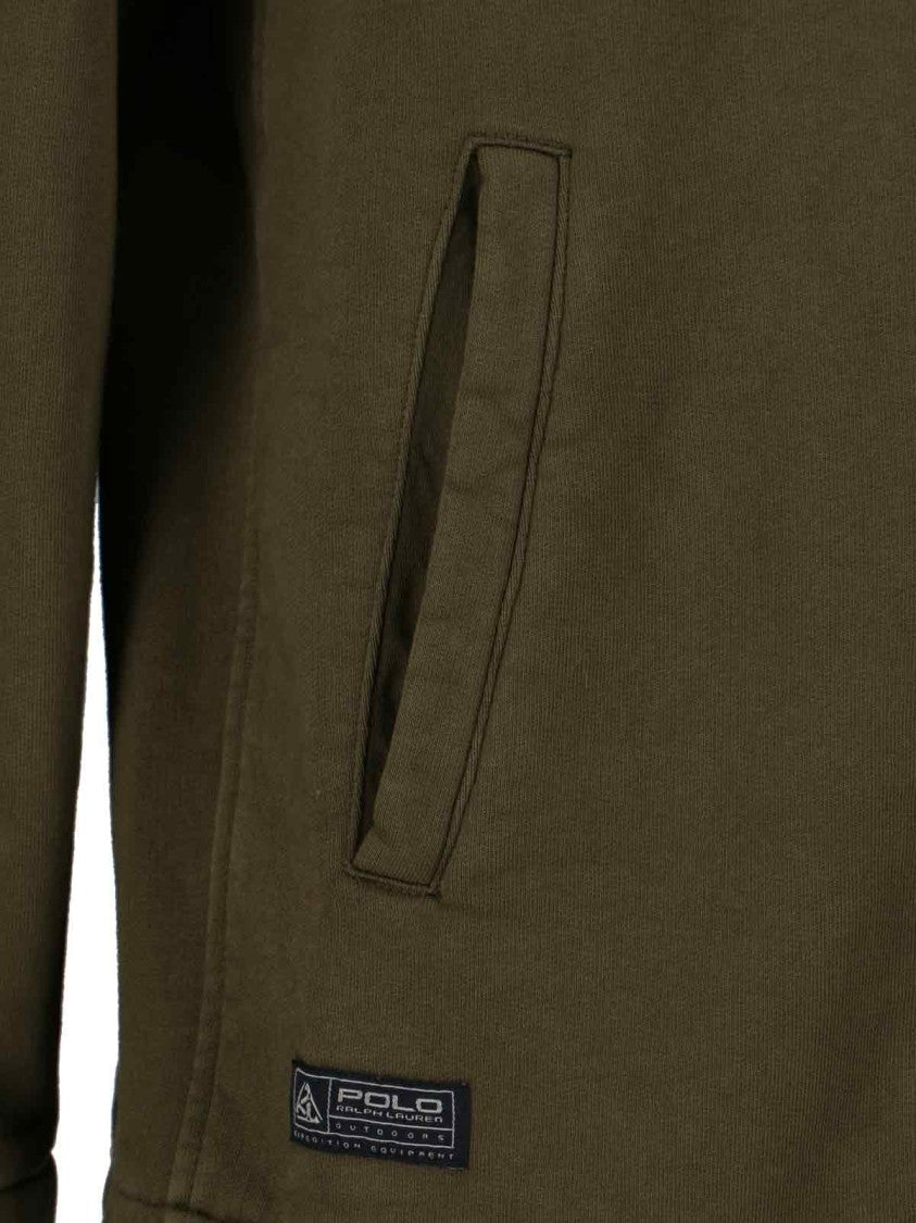 Polo Ralph Lauren Classic Knit Green Sweater With Ribbed Cuffs