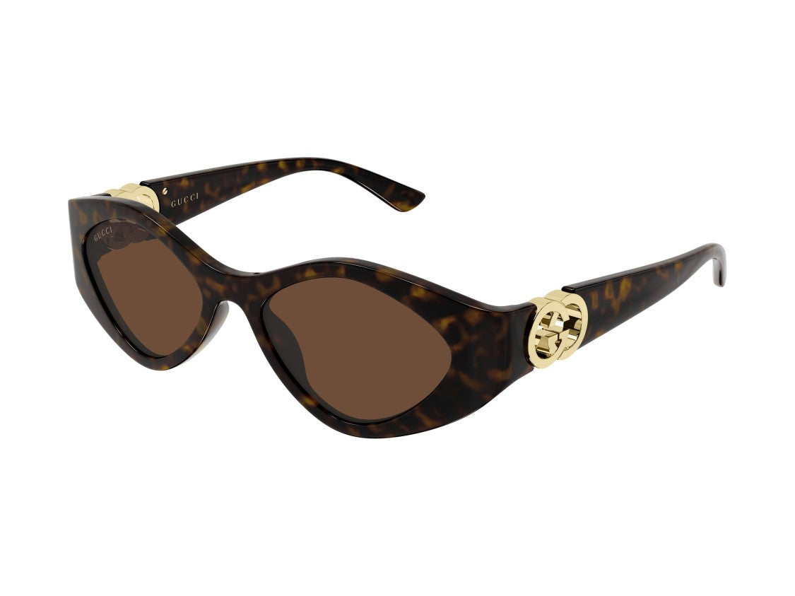 Gucci Tortoiseshell Gg2121s Cat-Eye Sunglasses