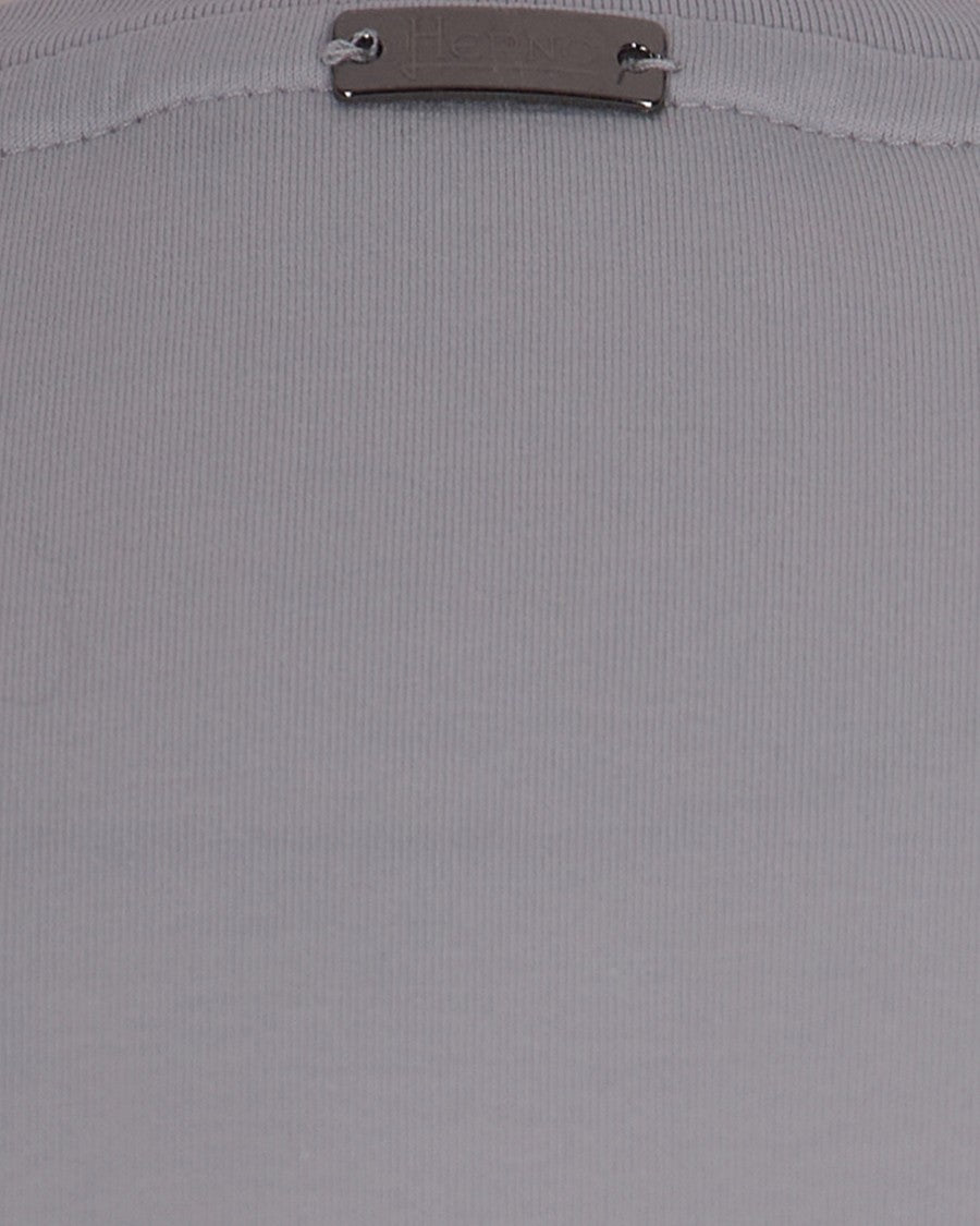 Herno Superfine Stretch Cotton Jersey Crew Neck T-Shirt