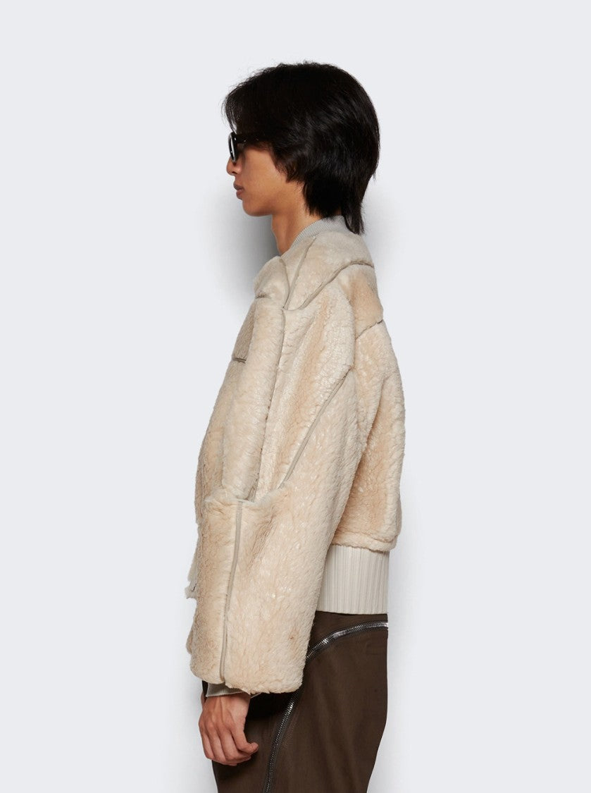 Rick Owens Girdered Bomber Cropped Jacket