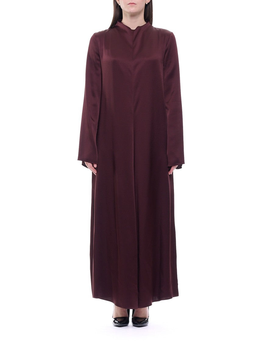 Forte Forte Flowing Long Dress With Round Neckline