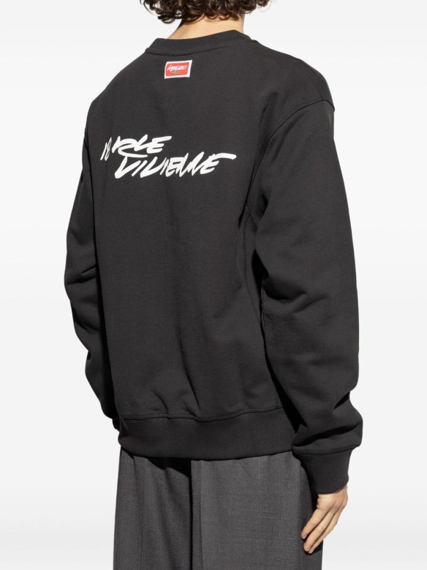 Kenzo Black Signature Boke Flower Sweater