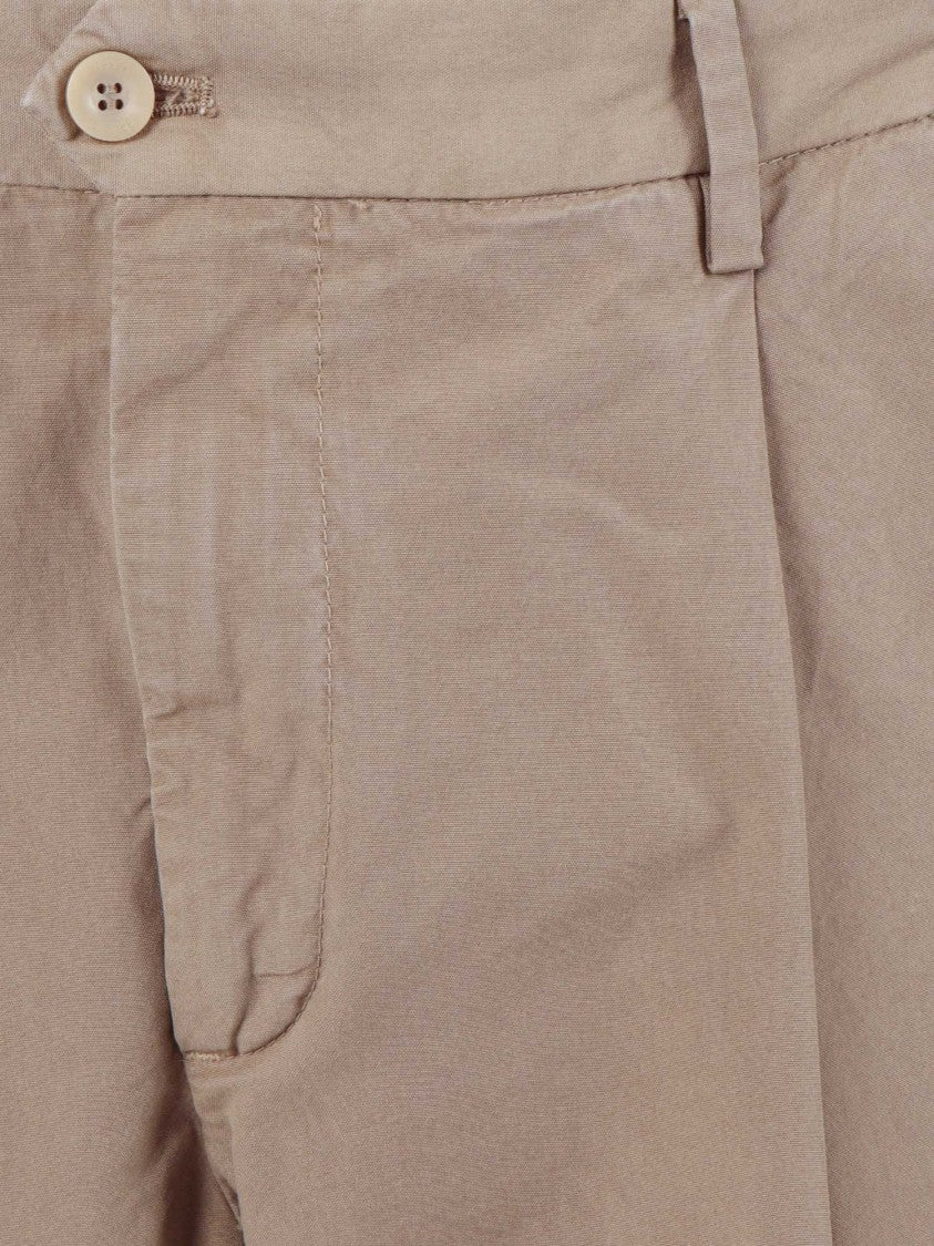 Briglia Straight Leg Cotton Straight-Leg Pants