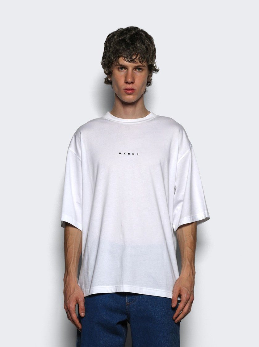 Marni Boxy Fit White Tee