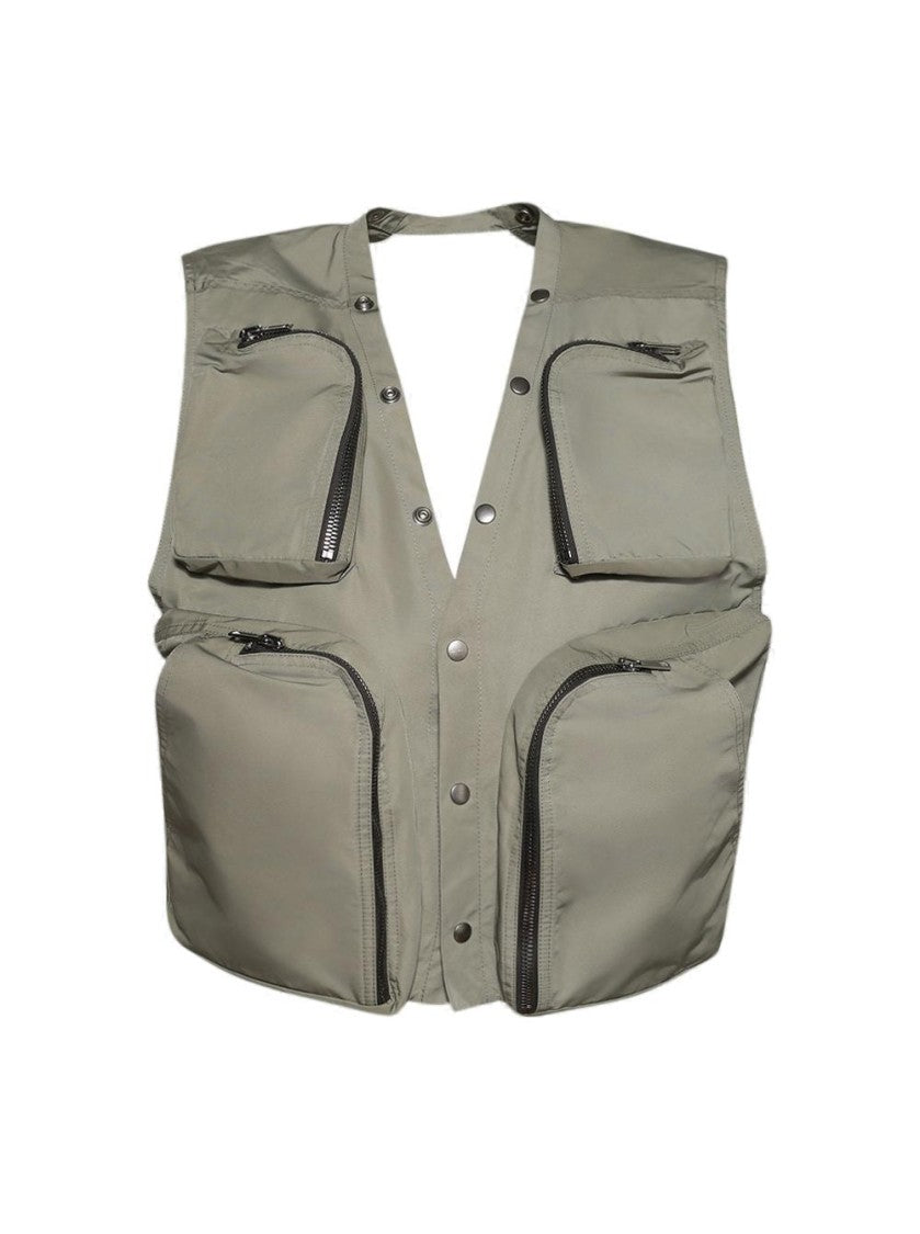 Rick Owens Cargo Vest Celadon