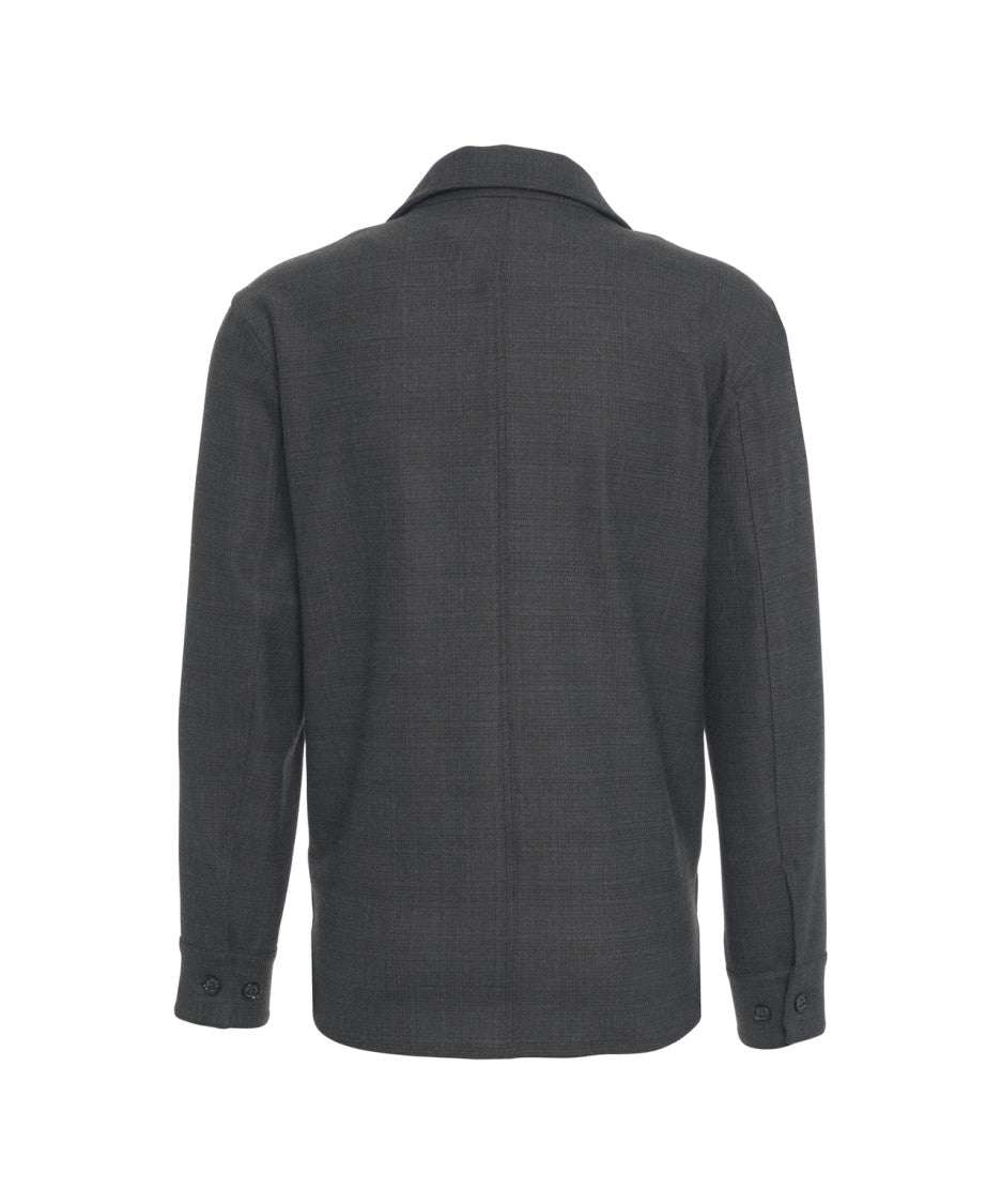 Paolo Pecora Overshirt In Glencheck