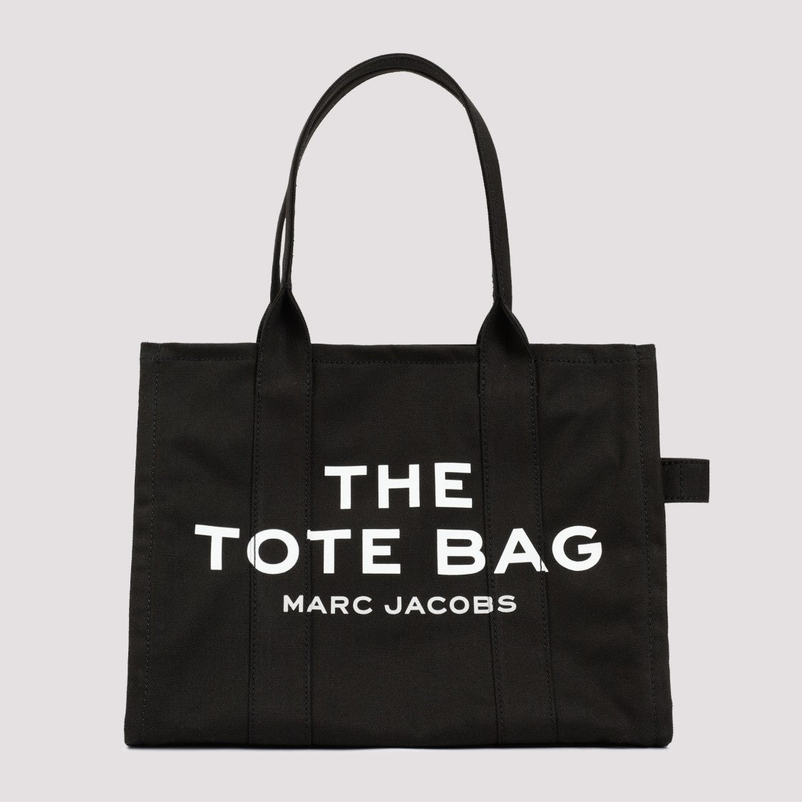 Marc Jacobs The Large Tote Bag In Black Cotton
