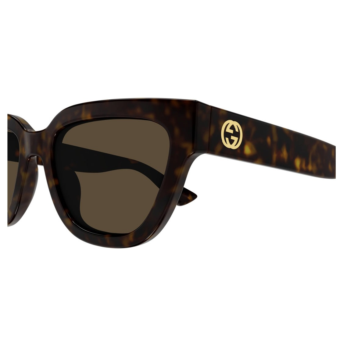 Gucci Gg1578s Square Tortoiseshell Sunglasses