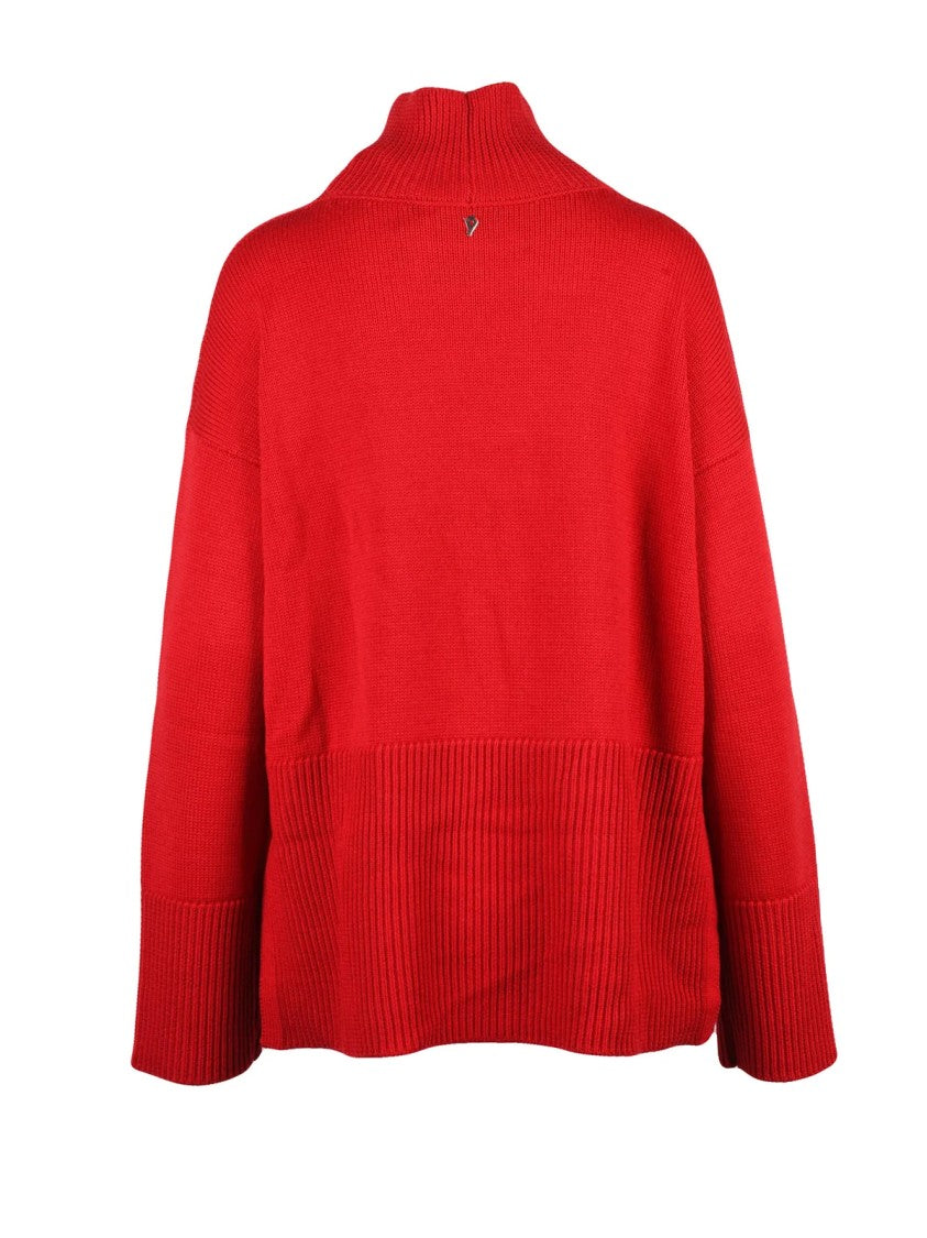 Dondup Asymmetrical High Neck Sweater