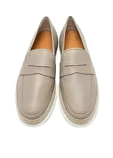 Tod's Minimalist Calf Leather Loafers With Rubber Sole