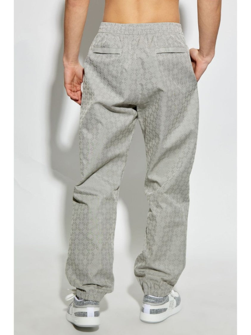 Givenchy Monogram Jacquard Print Jogger Pants