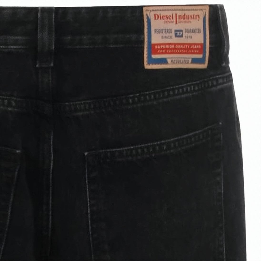 Diesel Straight-Leg Denim Pants With Classic Five-Pocket Design