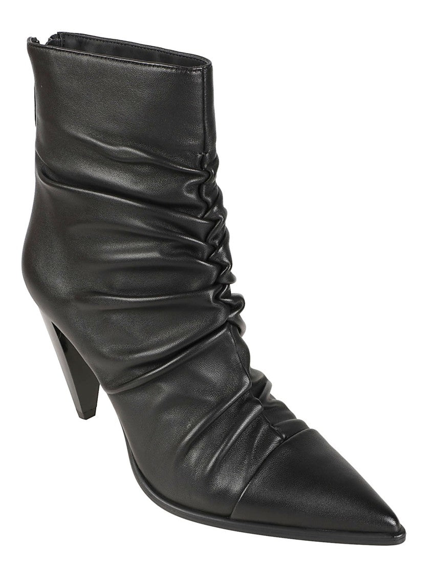 Pinko Vane 02 Pointed-Toe Conical-Heel Ankle Boots