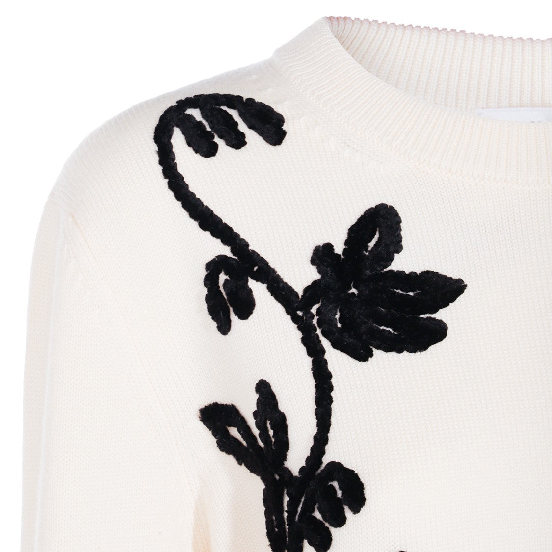 Jil Sander White Wool Knitwear
